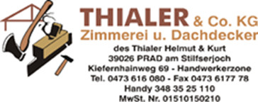 Logo für Thialer & Co. KG Zimmerei u. Dachdecker